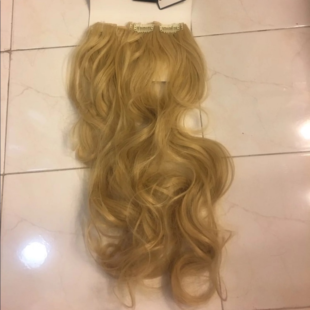 Clip in hair extensions